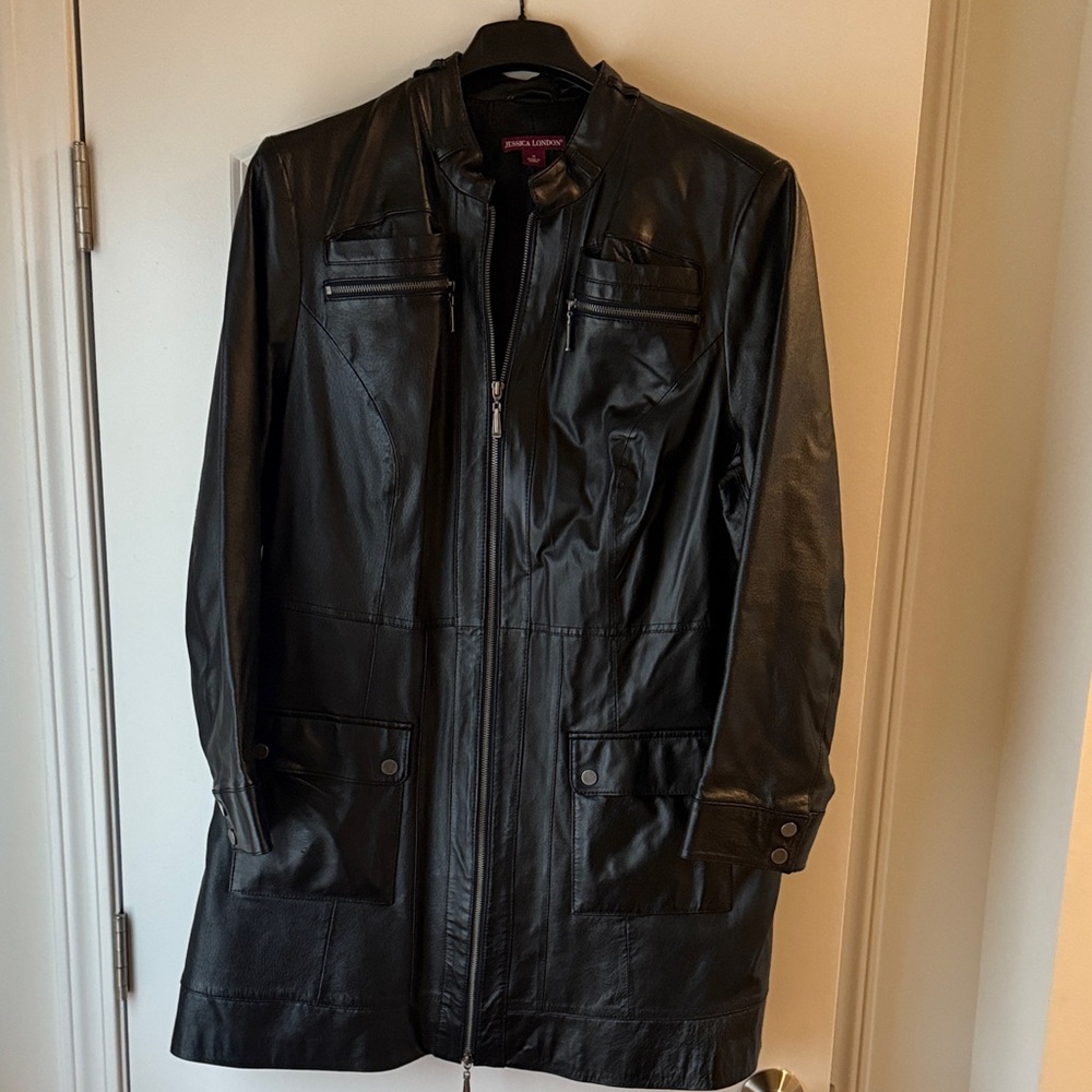 Jessica London Black Trench Coat